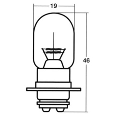 12V30/30W　ヘッドライト球　B-2015 　1箱(10個入り)